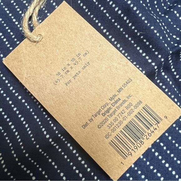 Levis x Target 18” x 18” Dog Bandana Navy Blue - Picture 3 of 4